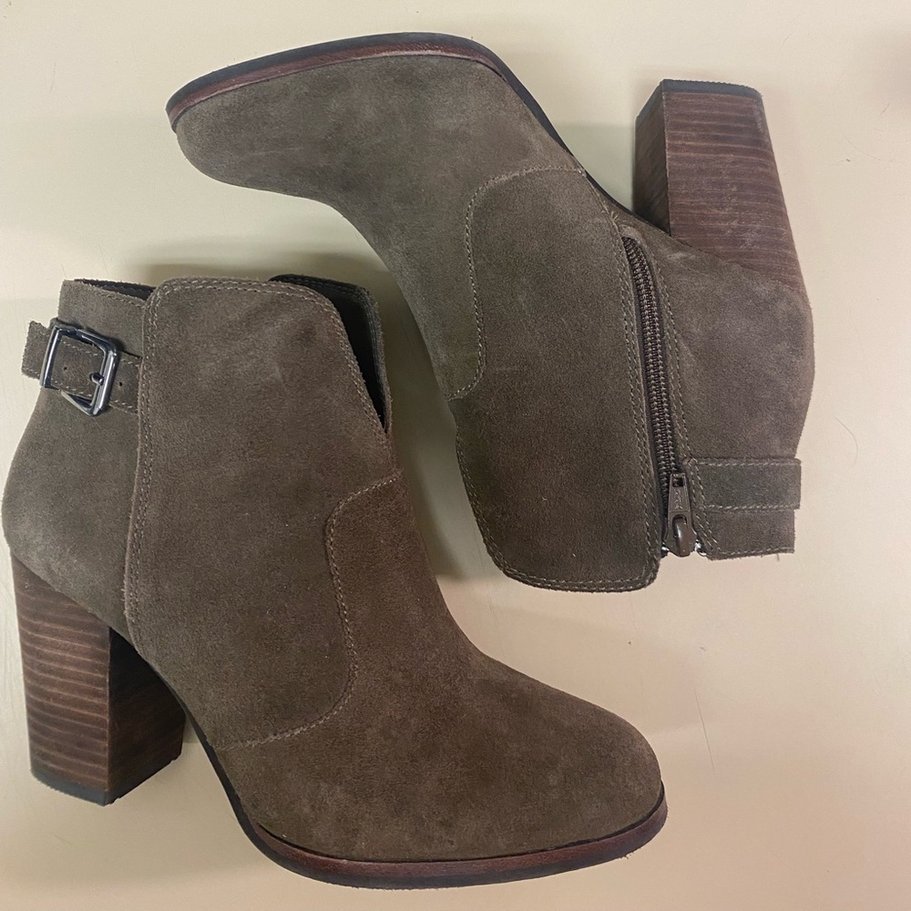 Suede Ankle Booties
